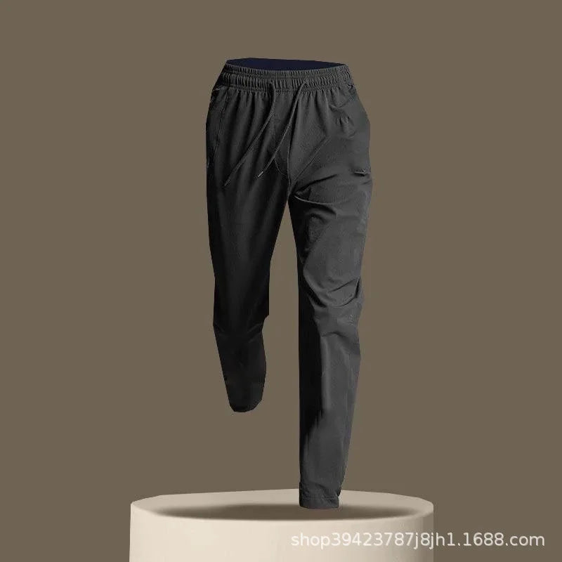 Men Half-Zip Quick Dry Sportswear Long Sleeve Pants Set Track