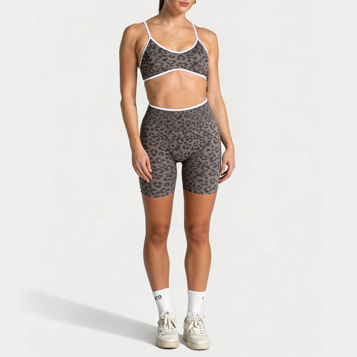 Seamless Flex short Set Leopard
