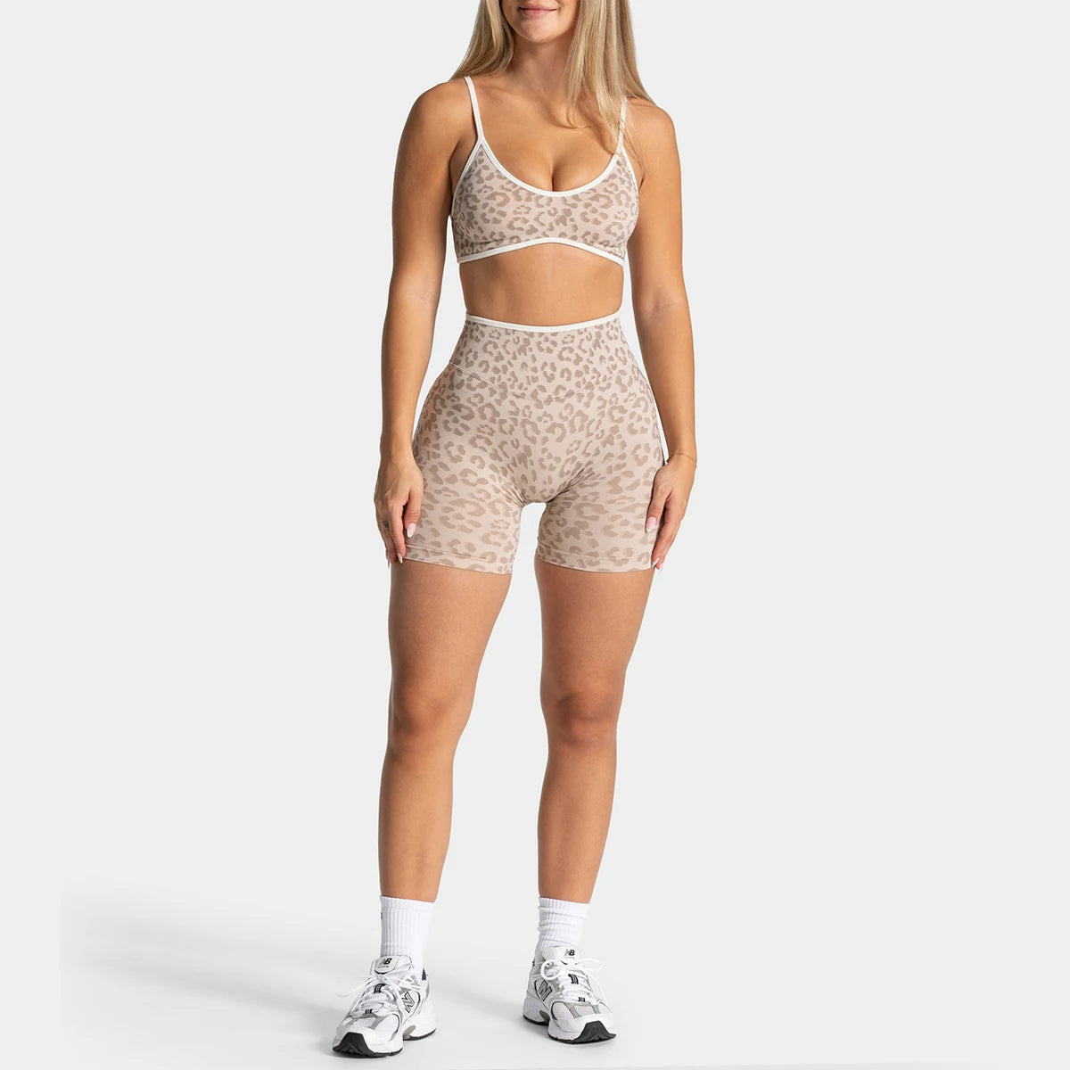 Seamless Flex short Set Leopard