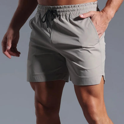 Summer Running Shorts Men Sportswear Elastic Quick Dry