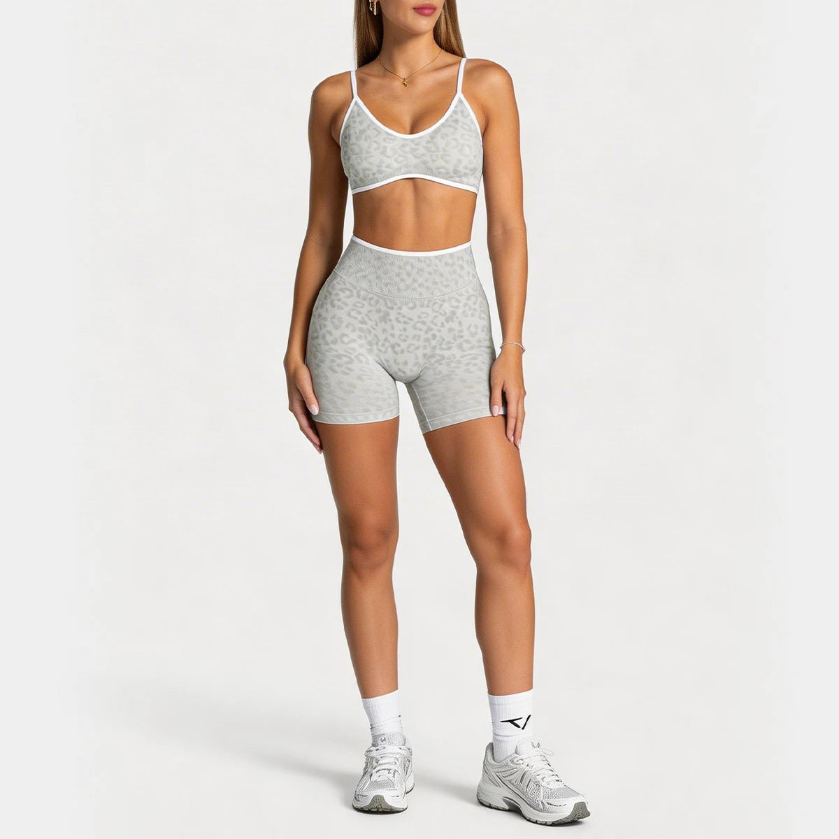 Seamless Flex short Set Leopard